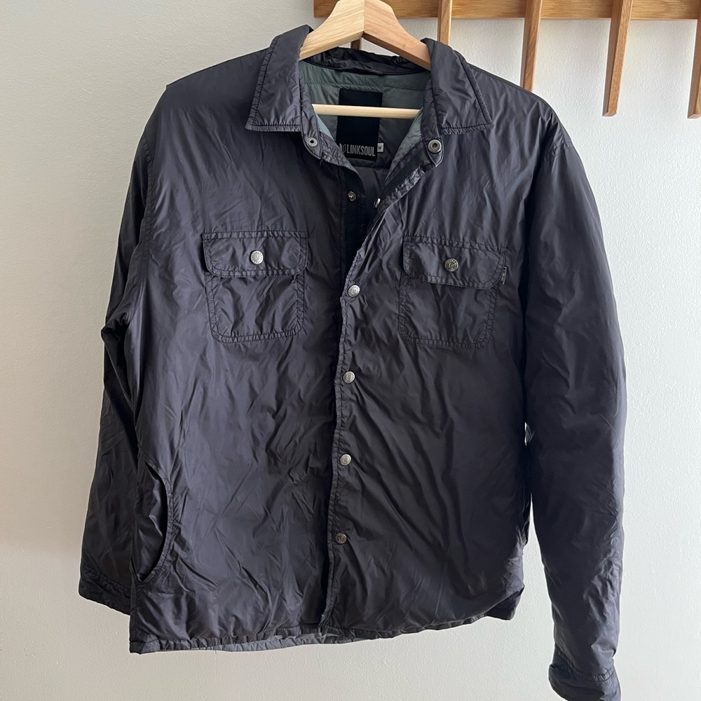 Light weight shirt jacket down filled